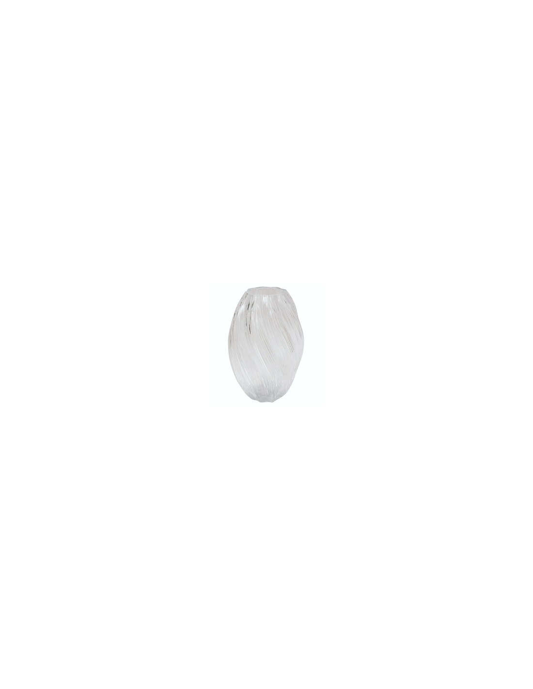 VASO 204302 VALMA VETRO 17X27CM TRASPARENTE