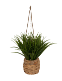 PIANTA SOSPESA 206552 MODA 25X27CM VASO FIBRA NATURALE