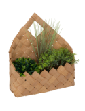 PIANTA SOSPESA 206554 JIKA 24X11X27CM CESTO FIBRA BAMBOO