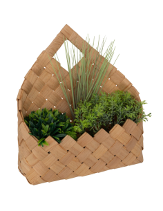PIANTA SOSPESA 206554 JIKA 24X11X27CM CESTO FIBRA BAMBOO