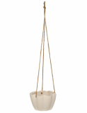 CACHEPOT SOSPESO 206604 WILD ROMANCE 17X10CM CERAMICA BIANCO