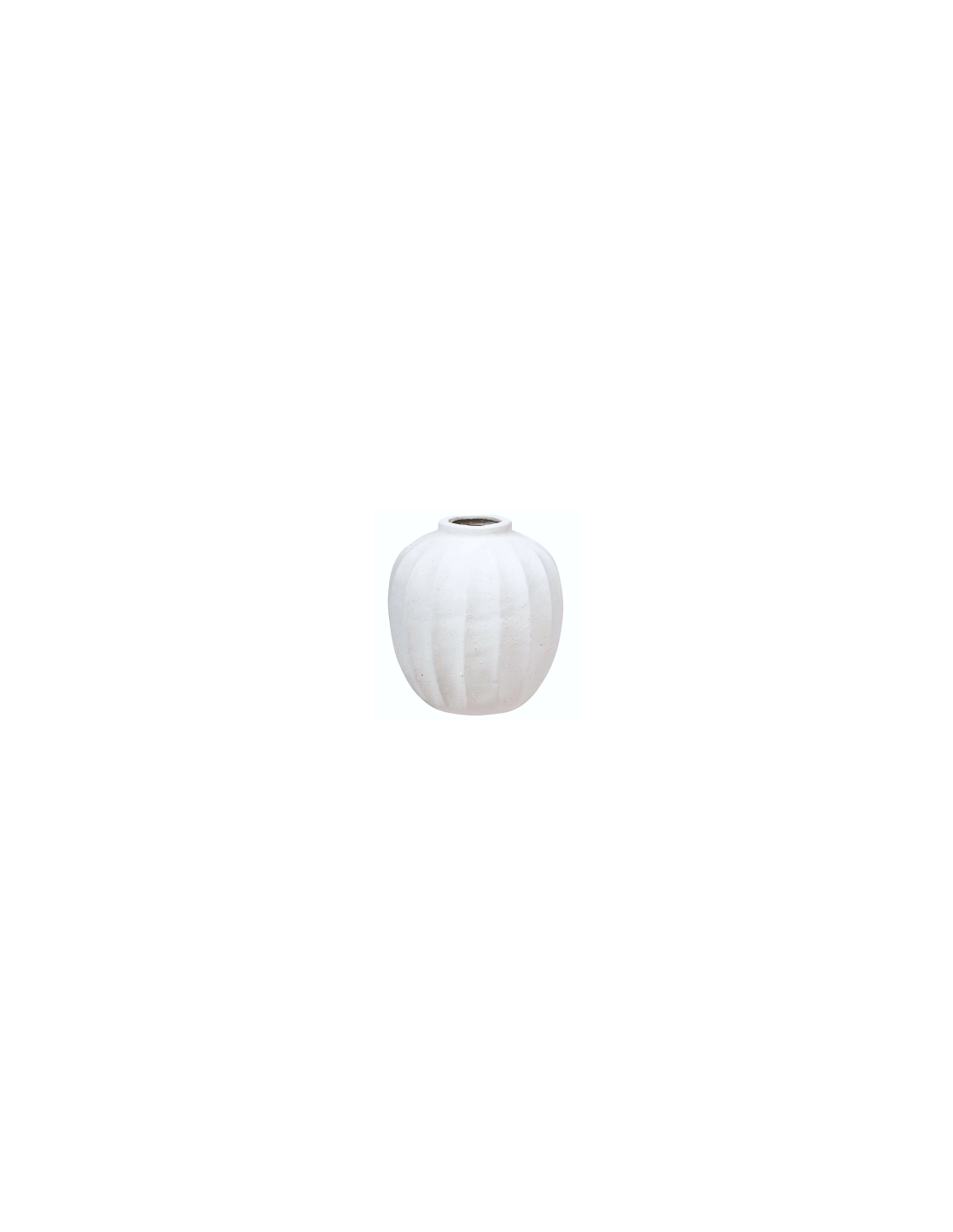 VASO 206632 AMIA 25X28CM MAGNESIO BIANCO