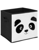 SCATOLA PORTAOGGETTI 158629E PANDA 29X29X29CM VELLUTO
