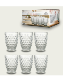 CONF 6 BICCHIERI 58851 BLOSSOM 27ML TRASPARENTE