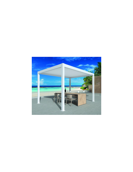PERGOLA BIOCLIMATICA ATENA120 4X4MT H2,5MT BIANCO