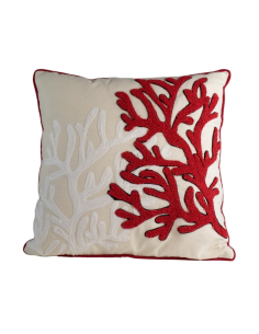 CUSCINO 141370 CORALLO ROSSO 40X40CM COTONE/POLIESTERE