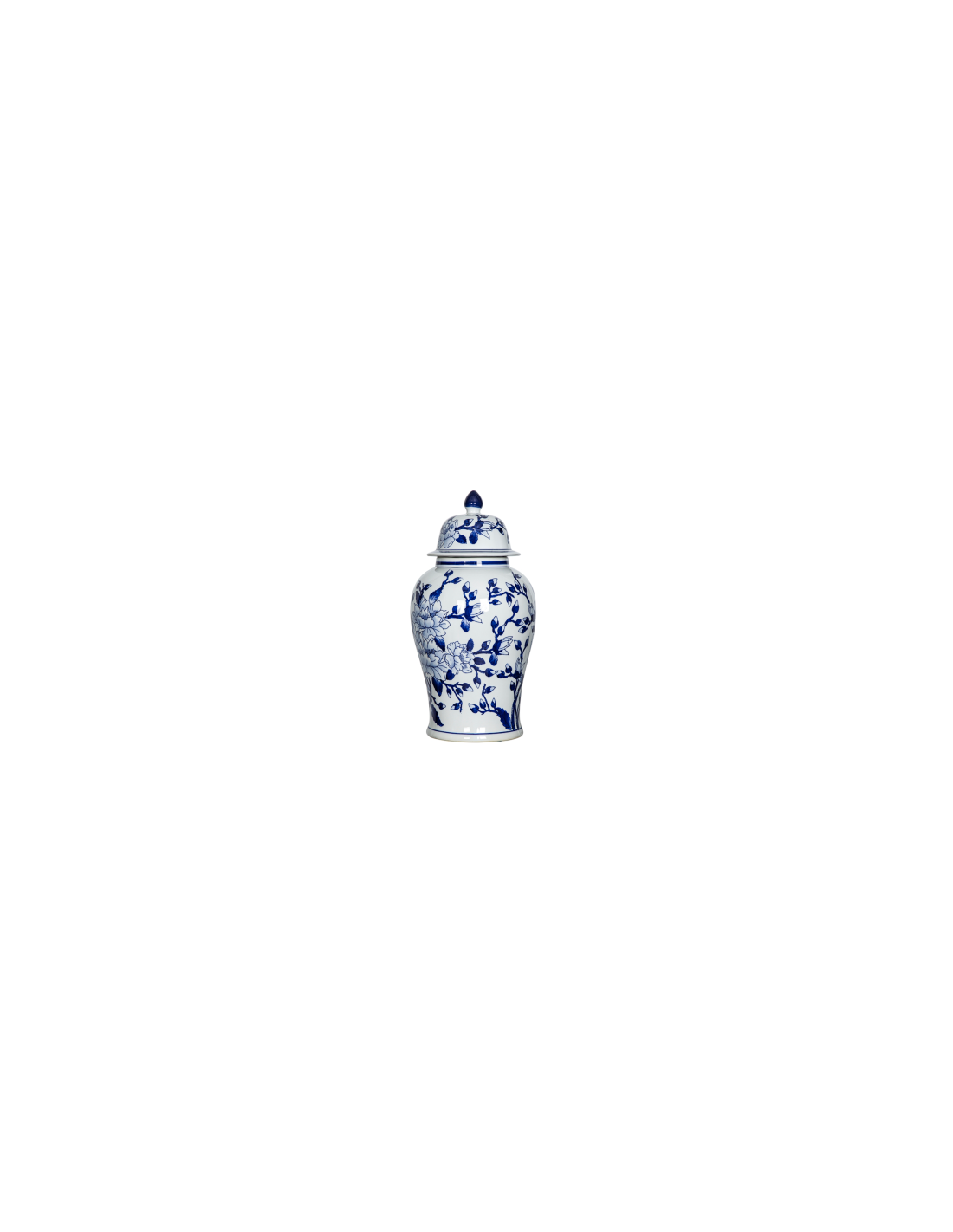 POTICHE 802461 PORCELLANA 24X46CM DECORO BLU