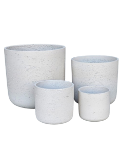 VASO 140569 4 MIS CEMENTO AVORIO 32X32CM