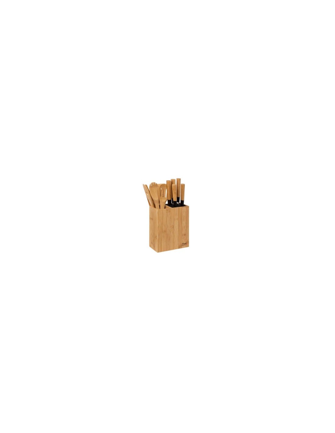 SET UTENSILI CUCINA 189690 BAMBOO CON COLTELLI