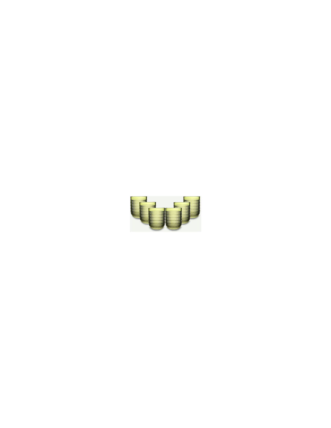 SET 6 BICCHIERI 58405 SERENITY VERDE