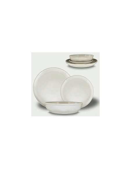 PIATTO FRUTTA 21CM FONT BEIGE