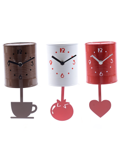 OROLOGIO 43586 PARETE CON PENDOLO 10X24CM ASSORTITO