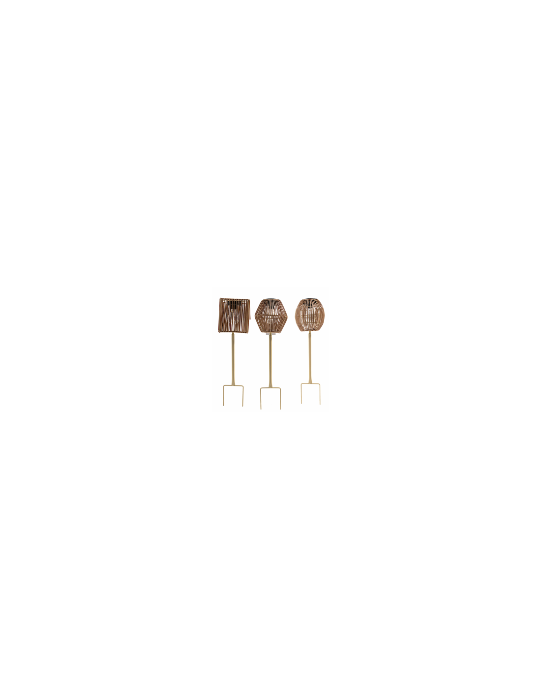 LANTERNA SOLARE 31644 DA ESTERNO METALLO/PLASTICA H50CM ASSORTITO