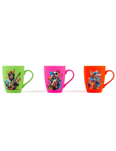 TAZZA MUG 27170 PORCELLANA FLOCCATA 350ML ASSORTITO