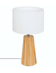 LAMPADA TAVOLO 205904 ADON 28X53CM LEGNO BEIGE