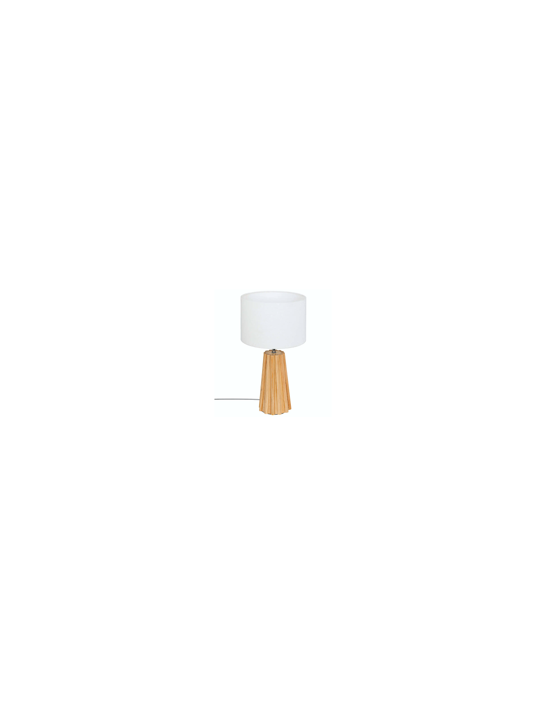 LAMPADA TAVOLO 205904 ADON 28X53CM LEGNO BEIGE