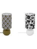 LAMPADA TAVOLO 205905 ELIDA 16X34CM ASSORTITO CERAMICA/METALLO