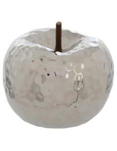 FIGURA MELA 182316A PAMELA 14CM CERAMICA ARGENTO