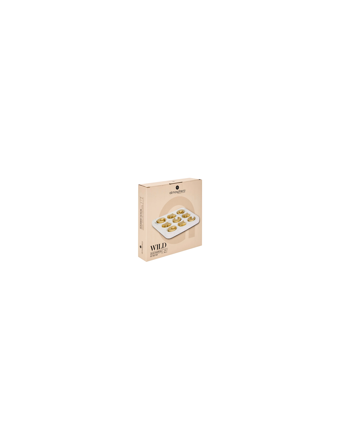 TRIS 206120 WILD ROMANCE 18X18CM CEMENTO BIANCO