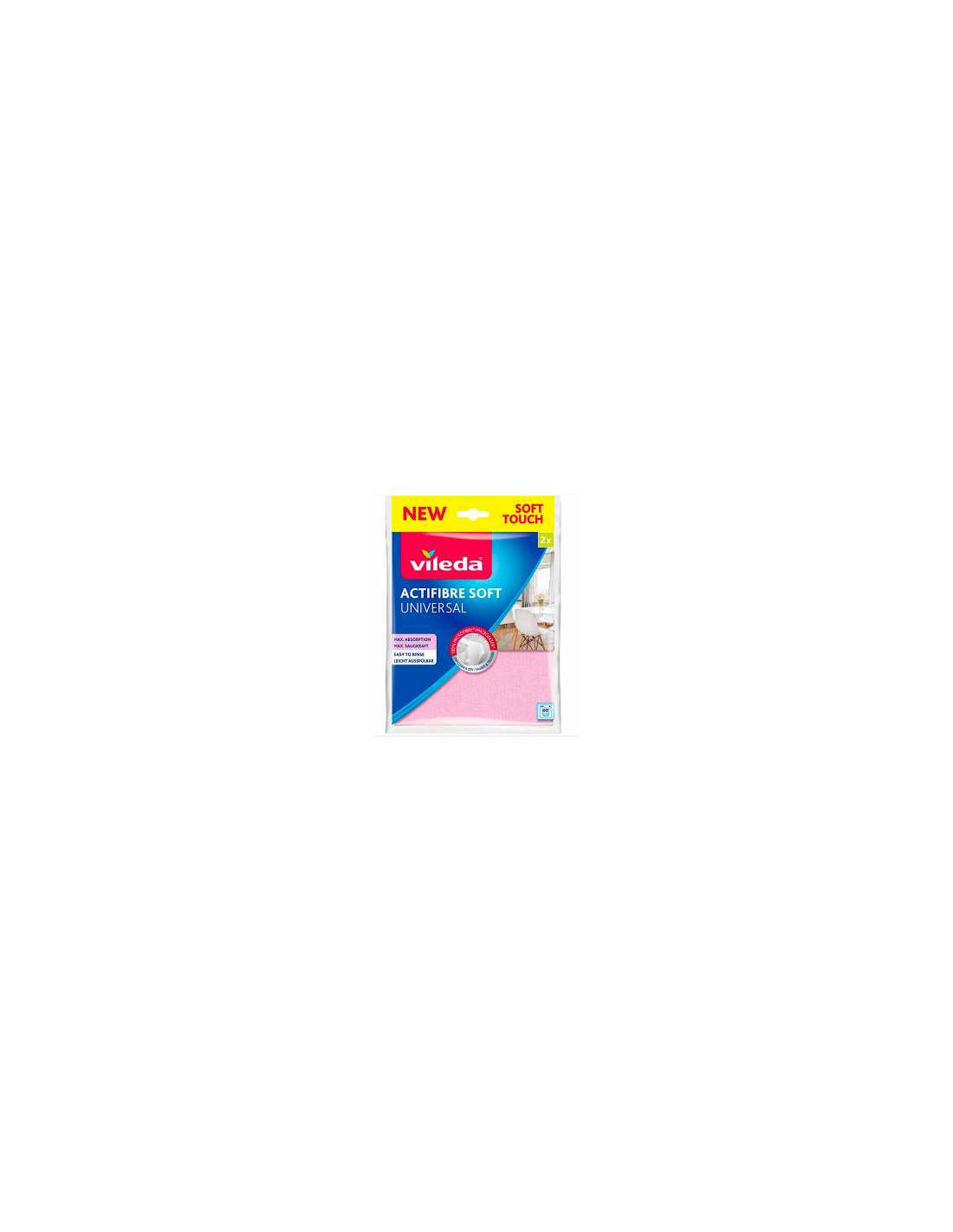 171813 CONF 2 PANNI ACTIFIBRE SOFT MULTIUSO