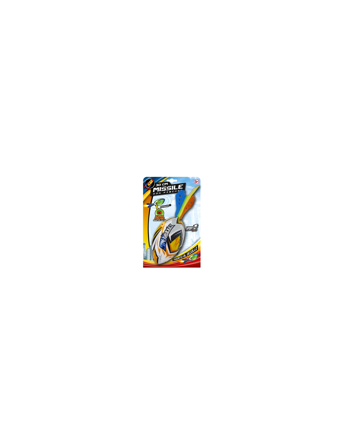 GIOCO MISSILE 705100036 30CM CON FISCHIO