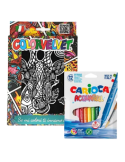 COLORVELVET 705603086 SET 4 DISEGNI VELLUTO CON 12 PENNARELLI