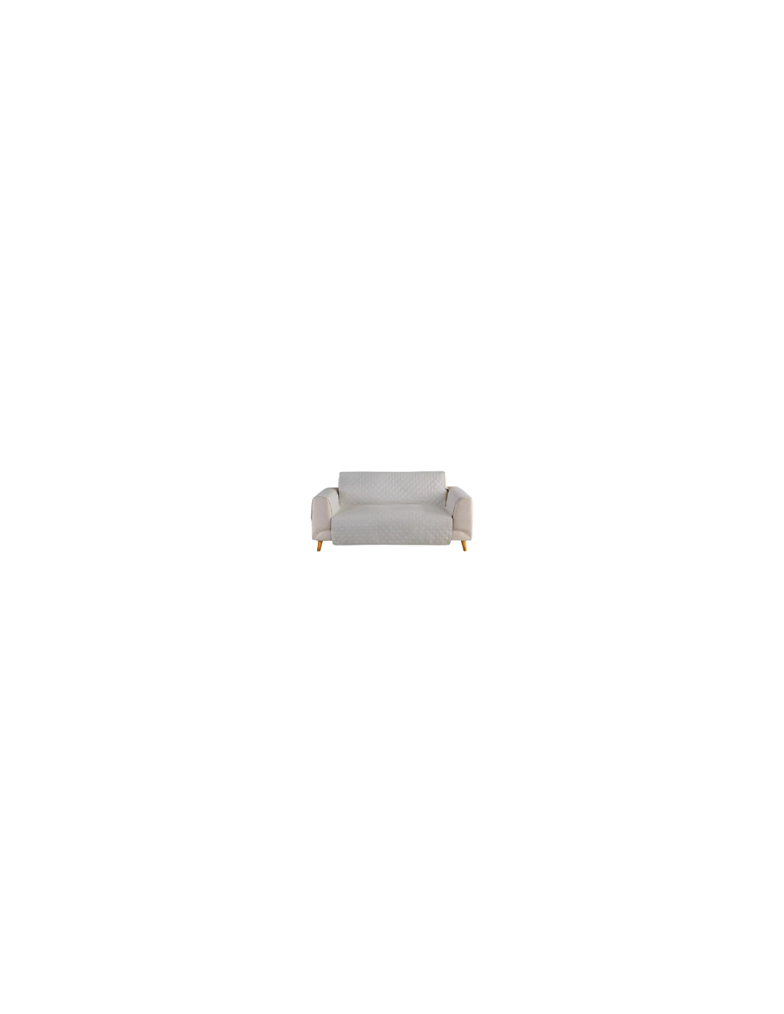 COPRIDIVANO TOPPER ARGENTO 3 POSTI 279X179CM POLIESTERE