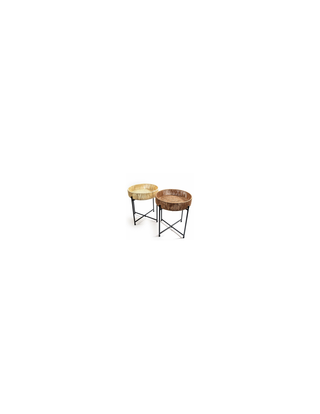 TAVOLINO 31736 METALLO CON CESTO CARTA 39X43CM ASSORTITO