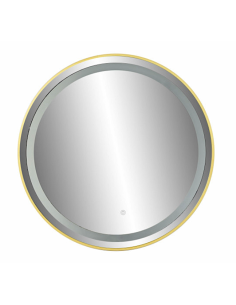 SPECCHIO ES220588 ALLUMINIO DIAM.80CM CON LUCI LED