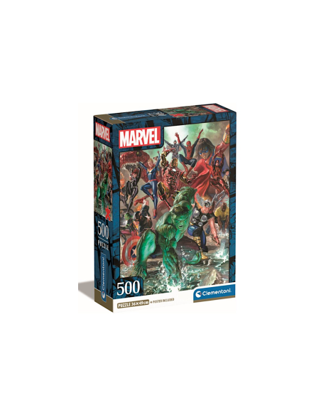 MARVEL 35546 PUZZLE 500PZ CON POSTER
