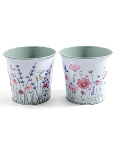 CACHEPOT 30852 METALLO 15X13,5CM ASSORTITO