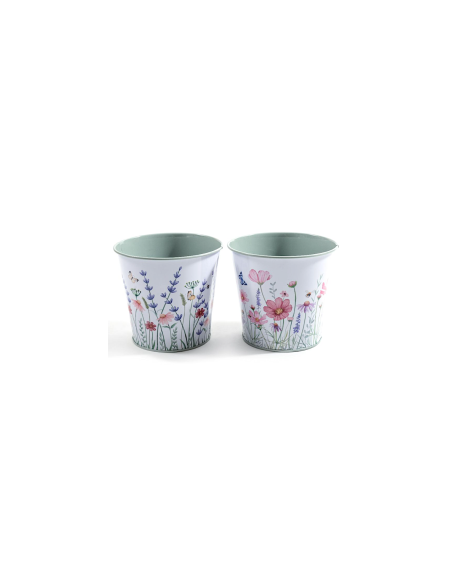 CACHEPOT 30852 METALLO 15X13,5CM ASSORTITO