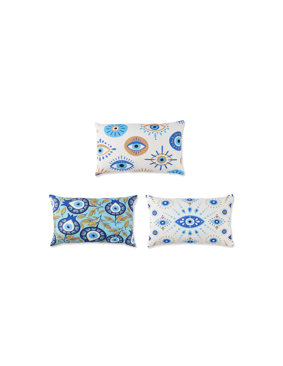 CUSCINO 39473 OCCHIO 30X50CM POLIESTERE ASSORTITO