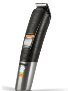 G3 Ferrari Razor Set, Tagliacapelli e Barba 5 in 1, Ricaricabile, Regolazione 3-12mm, Display Digitale, Autonomia 60 min