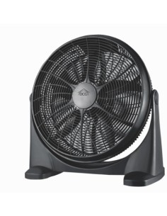 Ventilatore Verticale DCG CRB1240, Ø 50 cm, 5 Pale, 3 Velocità, Inclinazione Regolabile, 80W, Altezza 60 cm, Silenzioso