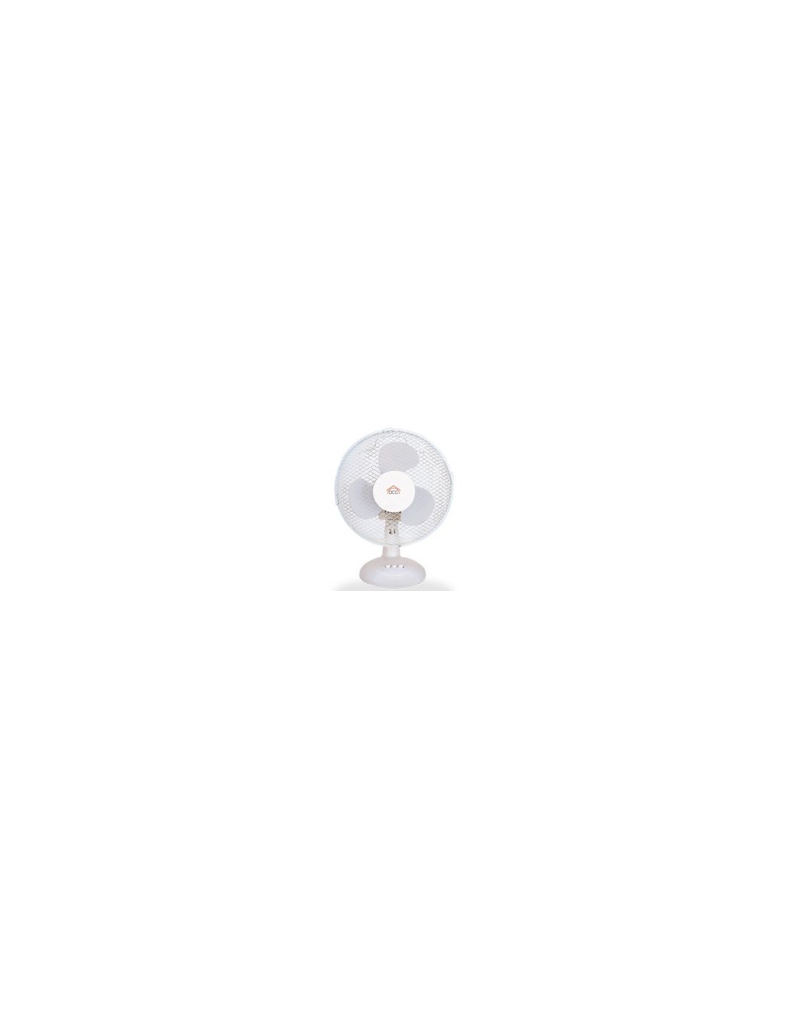 Ventilatore da Tavolo DCG VE9040, Ø 40 cm, Oscillante, 3 Velocità, Bianco, Silenzioso, Compatto