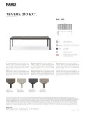 Tavolo allungabile modello Tevere Colore Antracite 100x211/275xH.76,5cm