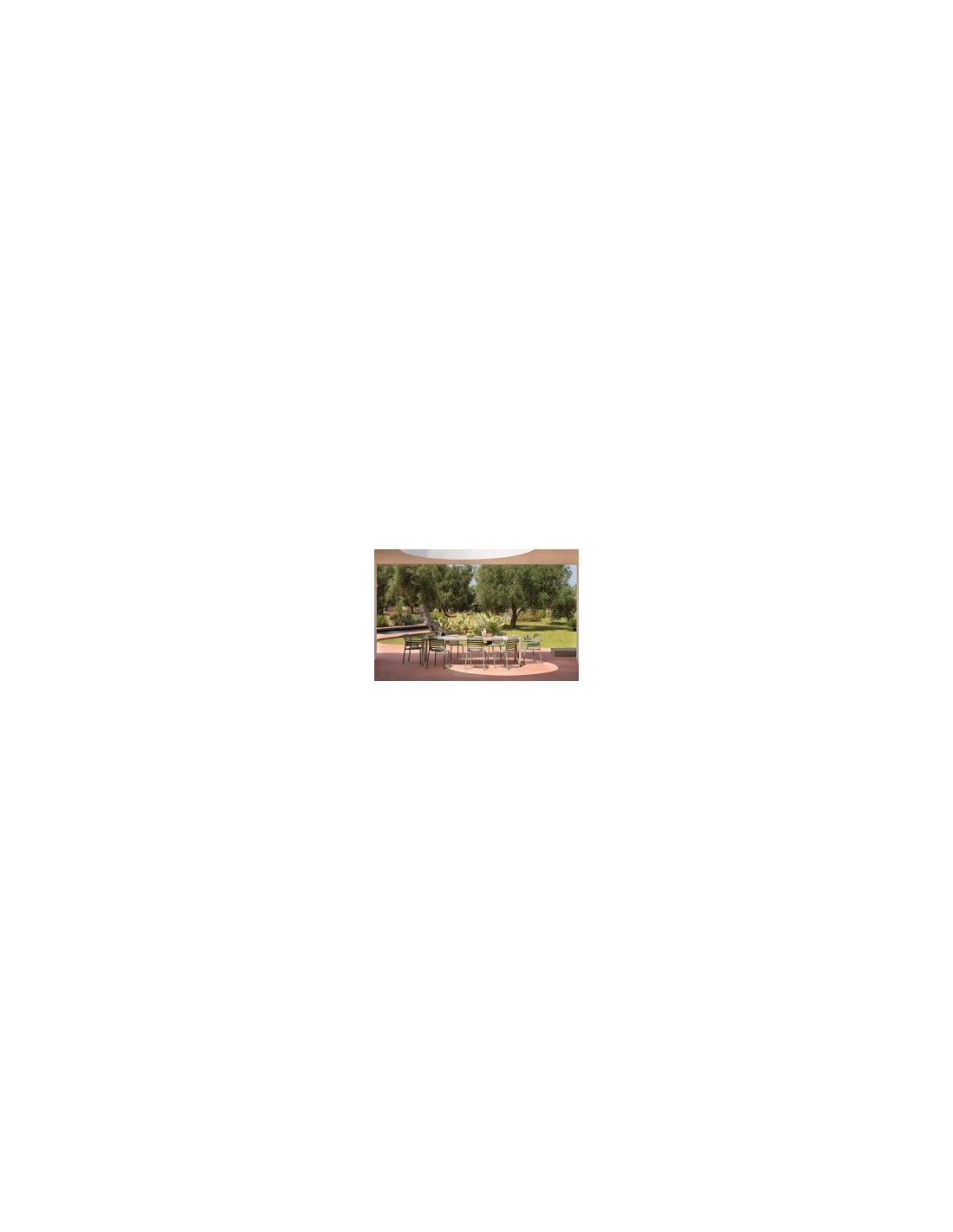 Tavolo allungabile modello Tevere Colore Antracite 100x211/275xH.76,5cm