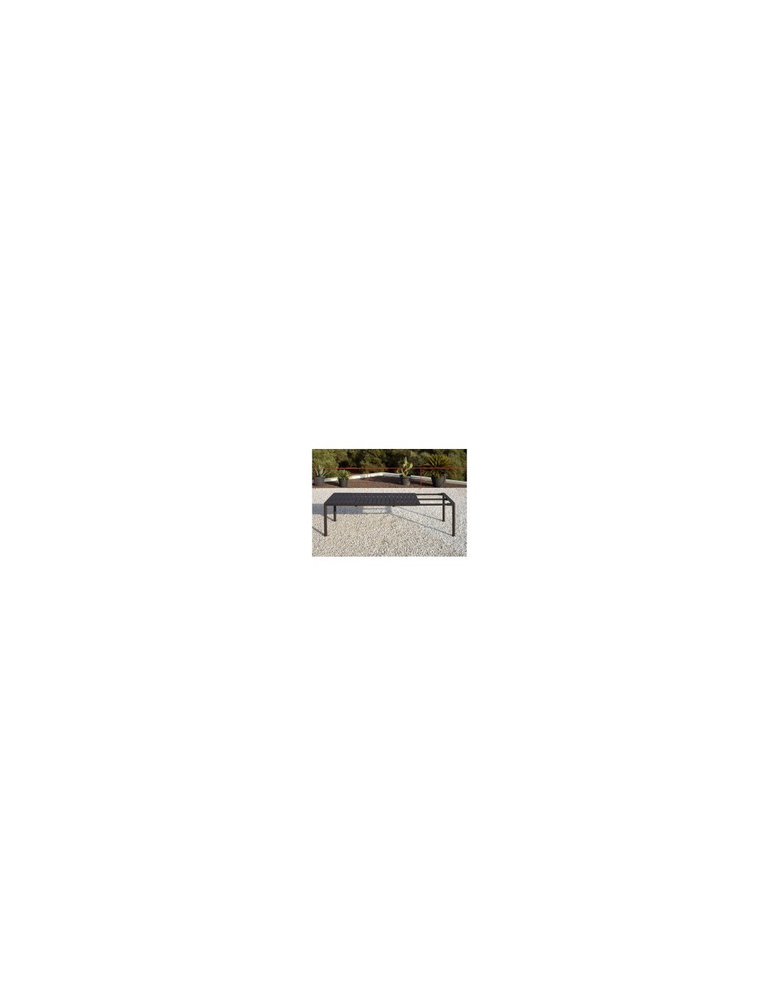Tavolo allungabile modello Tevere Colore Antracite 100x211/275xH.76,5cm