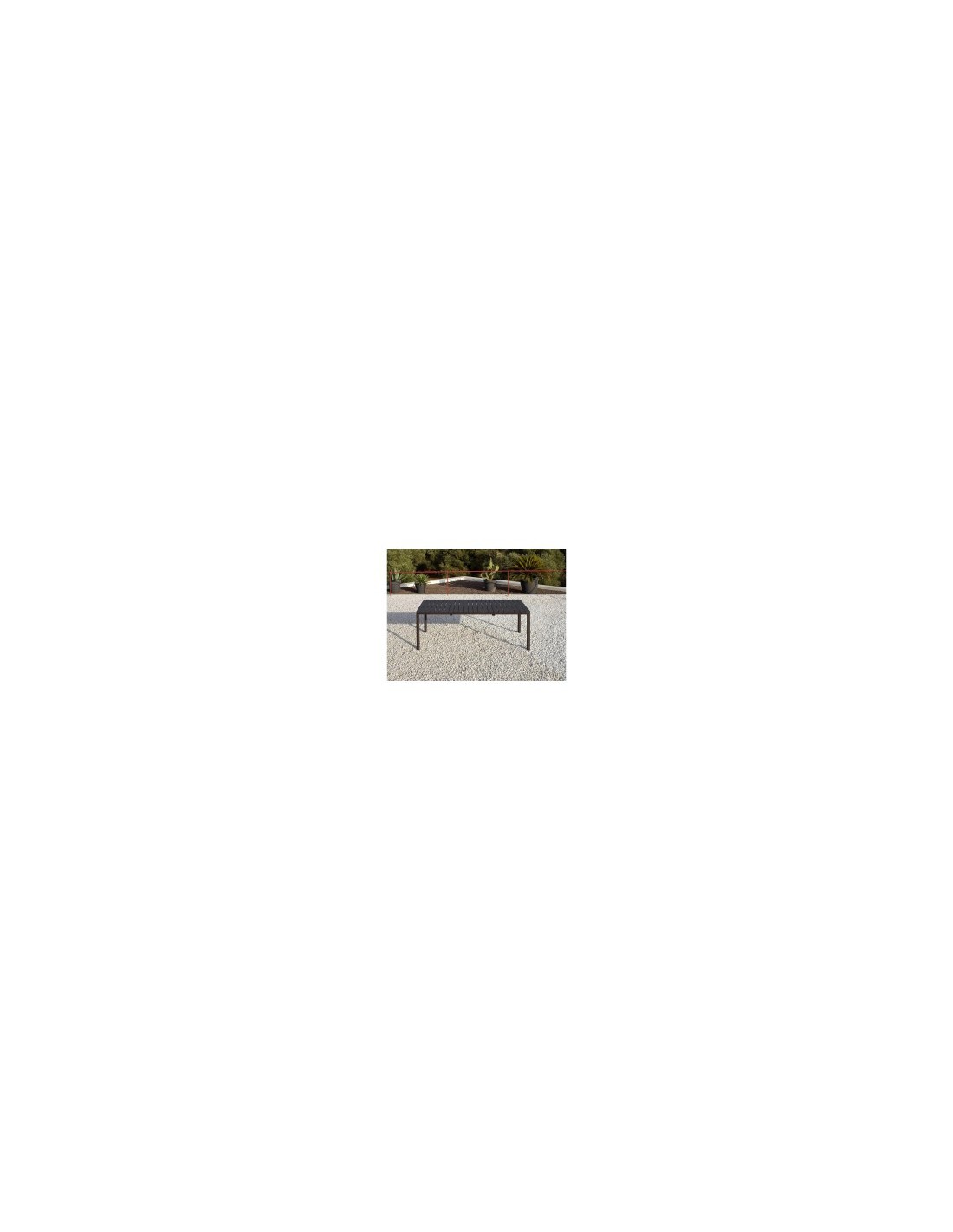 Tavolo allungabile modello Tevere Colore Antracite 100x211/275xH.76,5cm