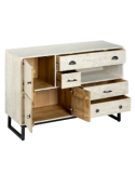 CREDENZA 166506C AJAY 115X40X81CM MANGO BEIGE