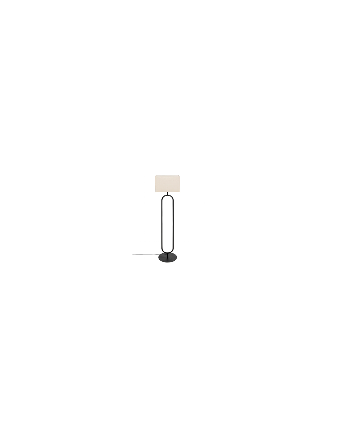 LAMPADA DA TERRA 202654 ALEC 38X28X154CM METALLO NERO