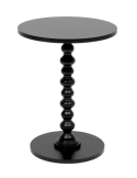 TAVOLINO 206005B ALIX NERO 38X50CM MDF/LEGNO