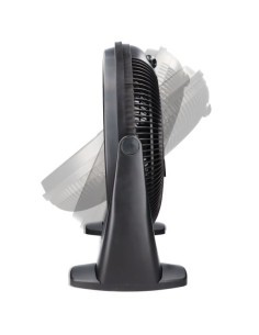 Ventilatore da Terra Coveri, 51 cm, 90W, 5 Pale Alluminio, Nero, Inclinabile, 3 Velocità
