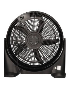 Ventilatore da Terra Coveri, 51 cm, 90W, 5 Pale Alluminio, Nero, Inclinabile, 3 Velocità