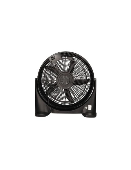 Ventilatore da Terra Coveri, 51 cm, 90W, 5 Pale Alluminio, Nero, Inclinabile, 3 Velocità