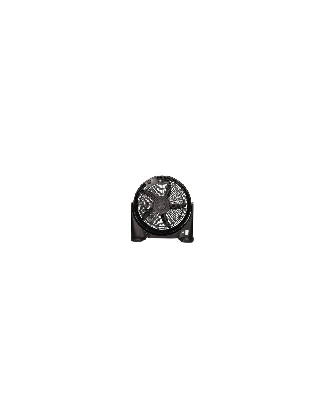 Ventilatore da Terra Coveri, 51 cm, 90W, 5 Pale Alluminio, Nero, Inclinabile, 3 Velocità