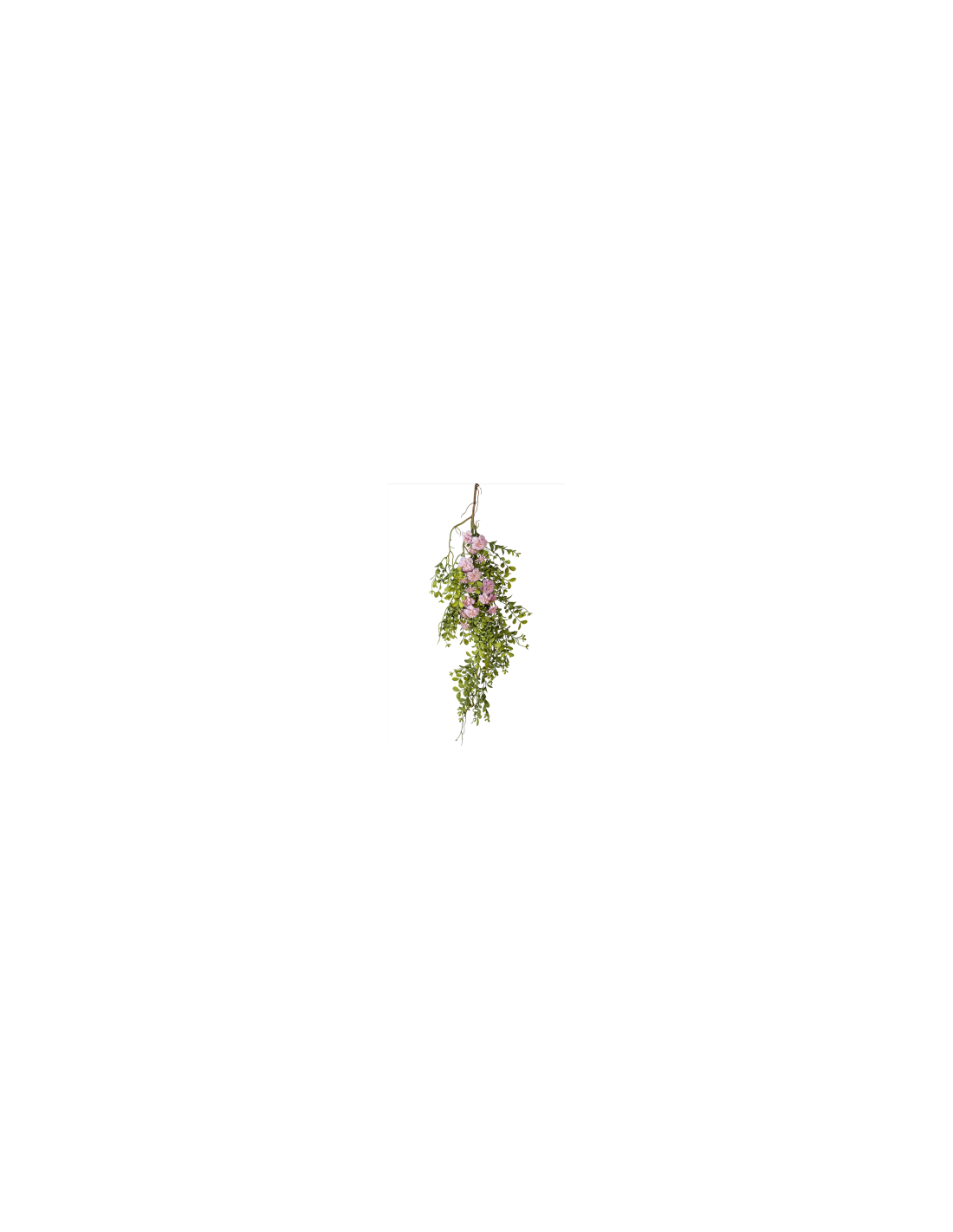 RAMO 271001411 SUCCULENTA CON FIORI ROSA 85CM