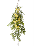 RAMO 271001413 SUCCULENTA CON FIORI GIALLI 85CM
