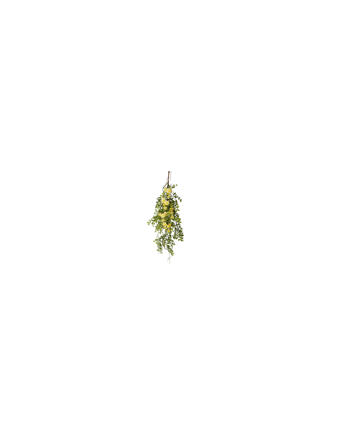 RAMO 271001413 SUCCULENTA CON FIORI GIALLI 85CM